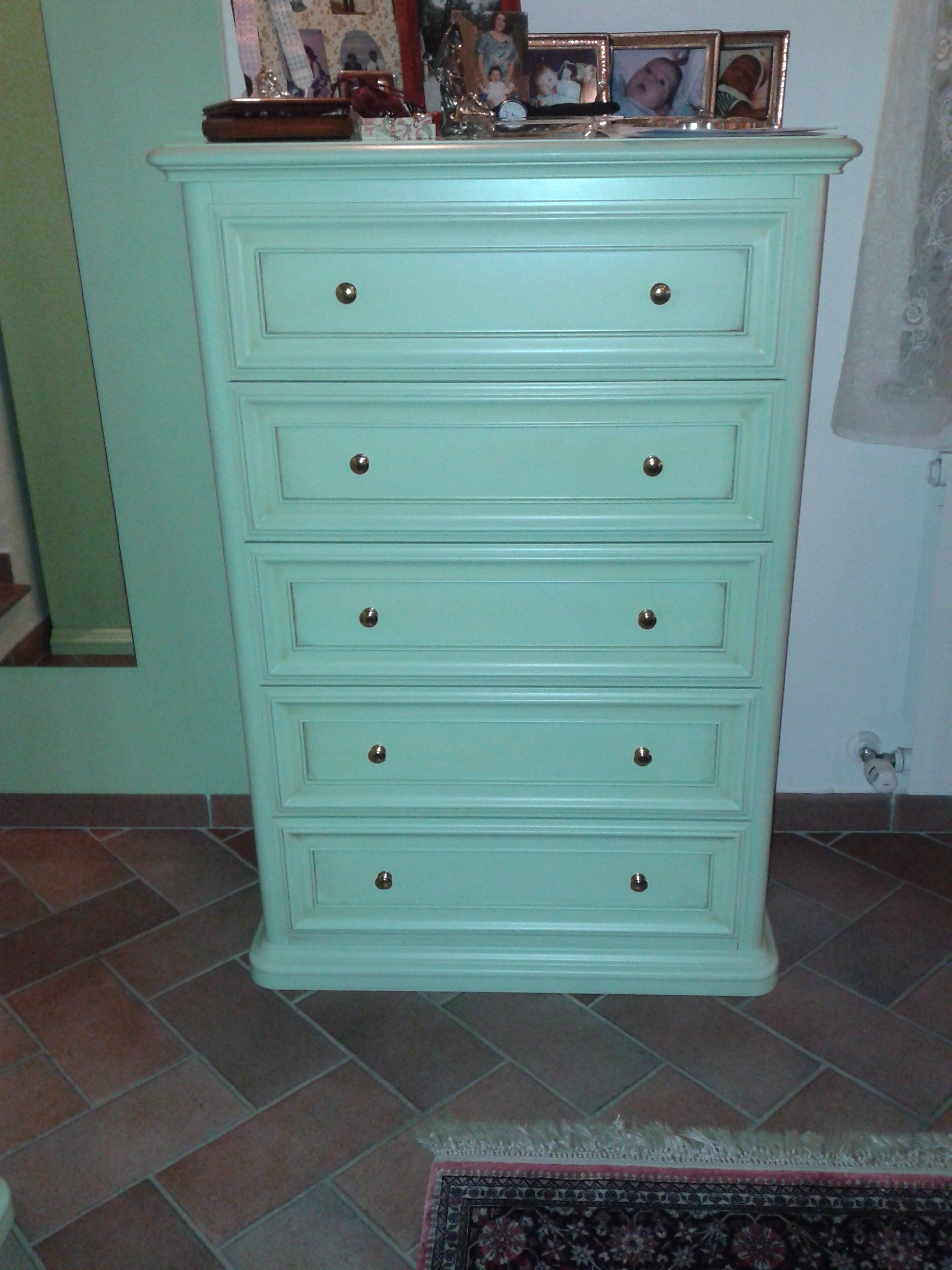 cassettiera in legno