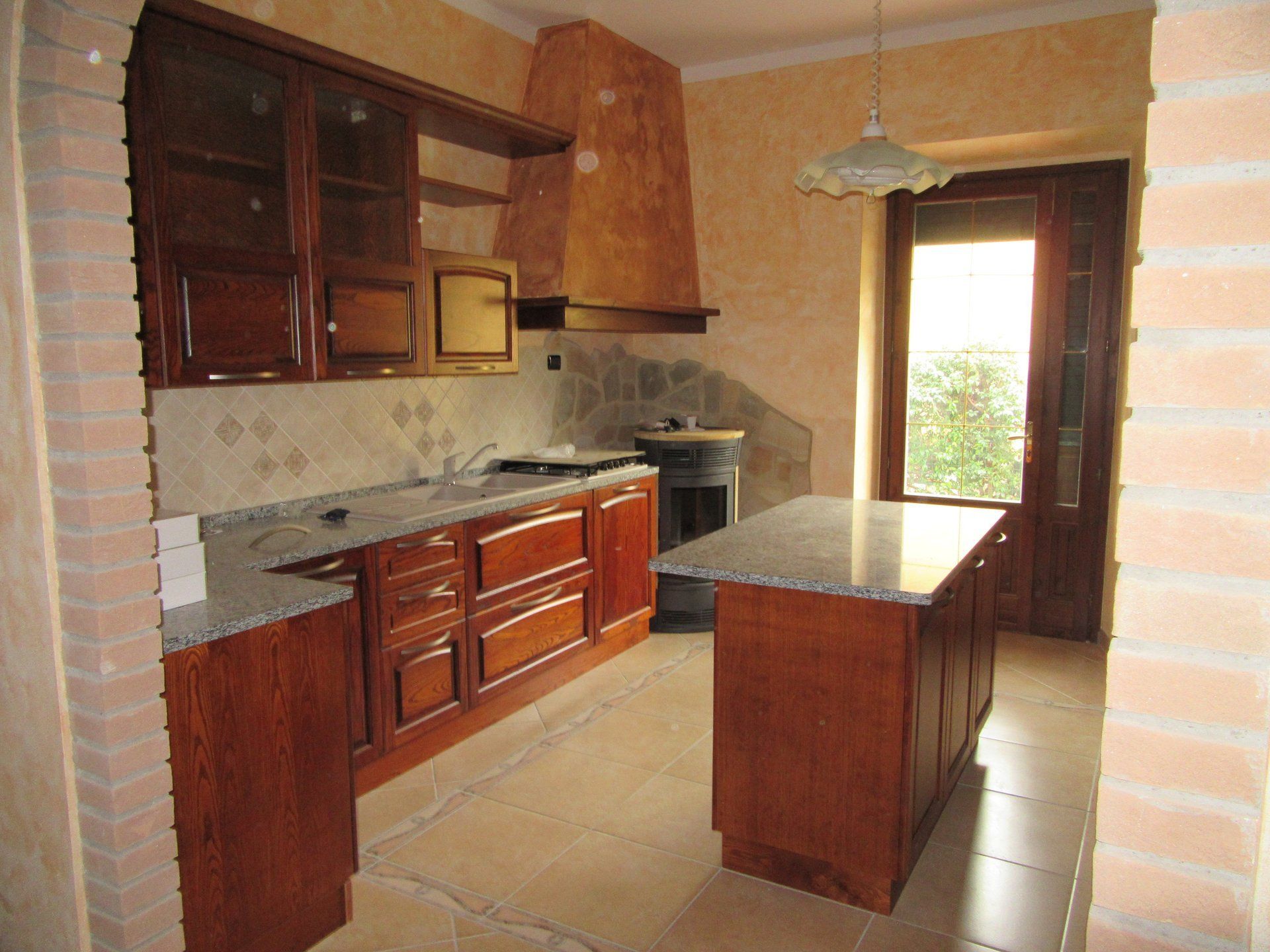 cucine in legno e muratura