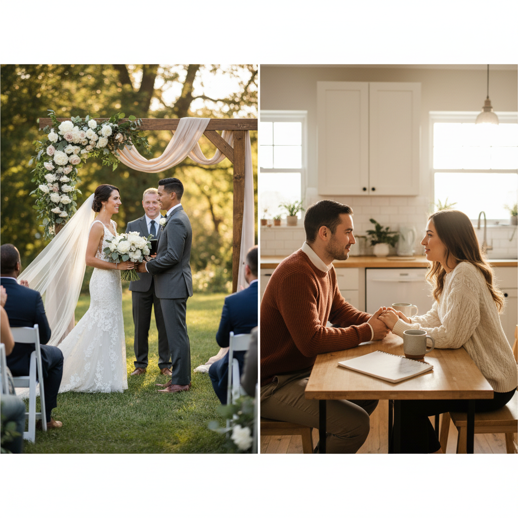 A Wedding is one day, a marriage is a lifetime.