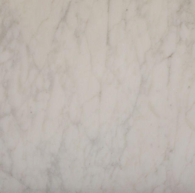 White marble with gray veining.