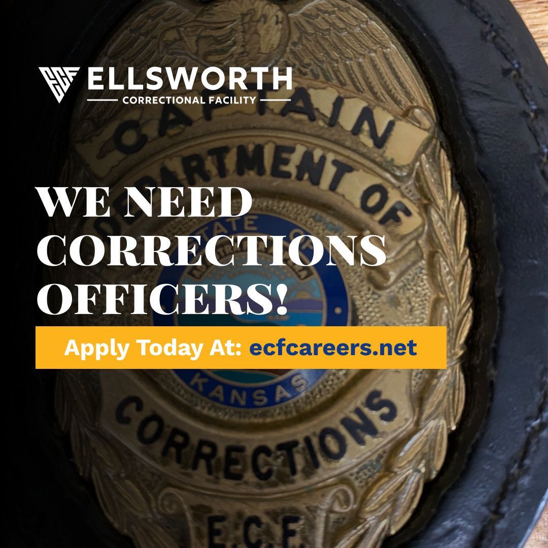 An advertisement for corrections officers says we need corrections officers