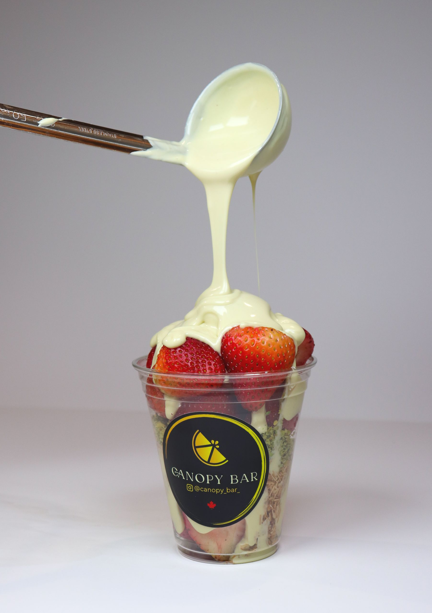 Spoon with Dubai Chocolate