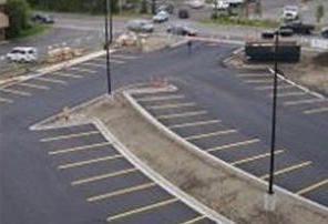 Truck in Wasilla, AK for parking lot services
