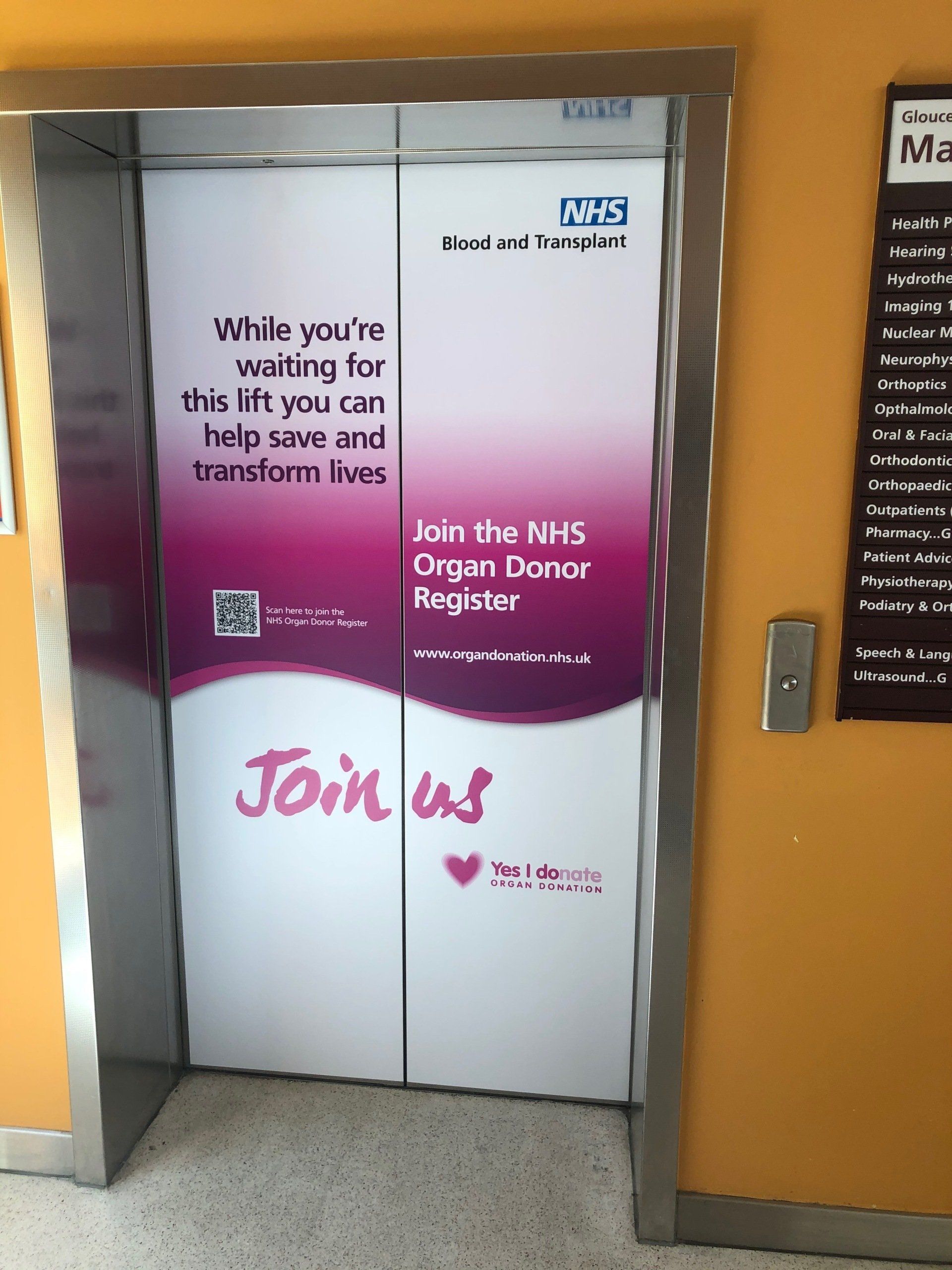 lift door graphic vinyls