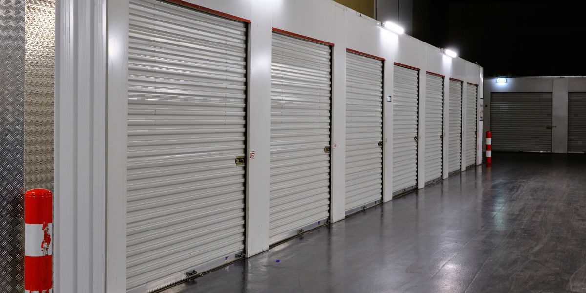 White Gated Storage Space — Savannah, GA — Continental Self Storage