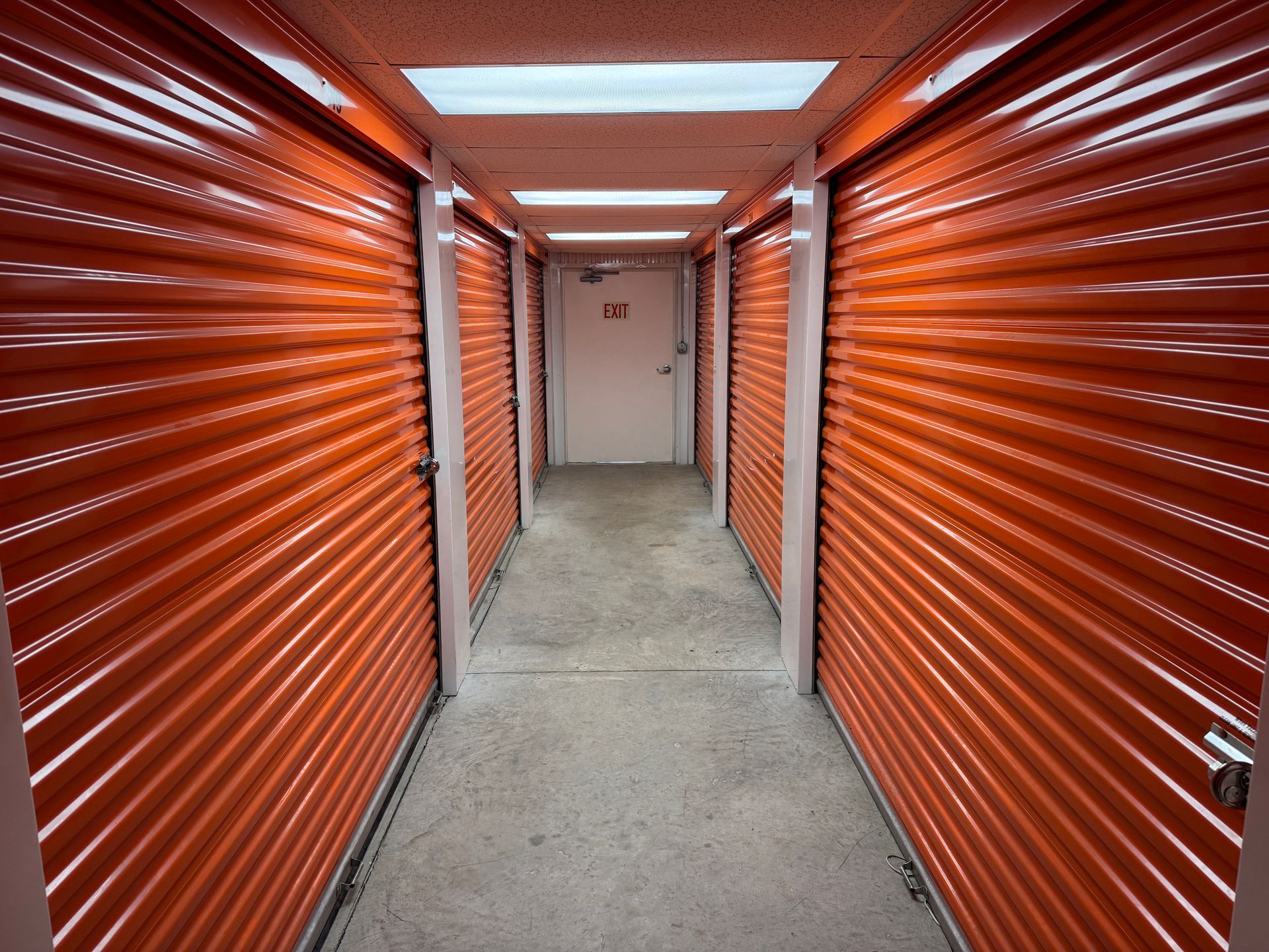 White Gated Storage Space — Savannah, GA — Continental Self Storage