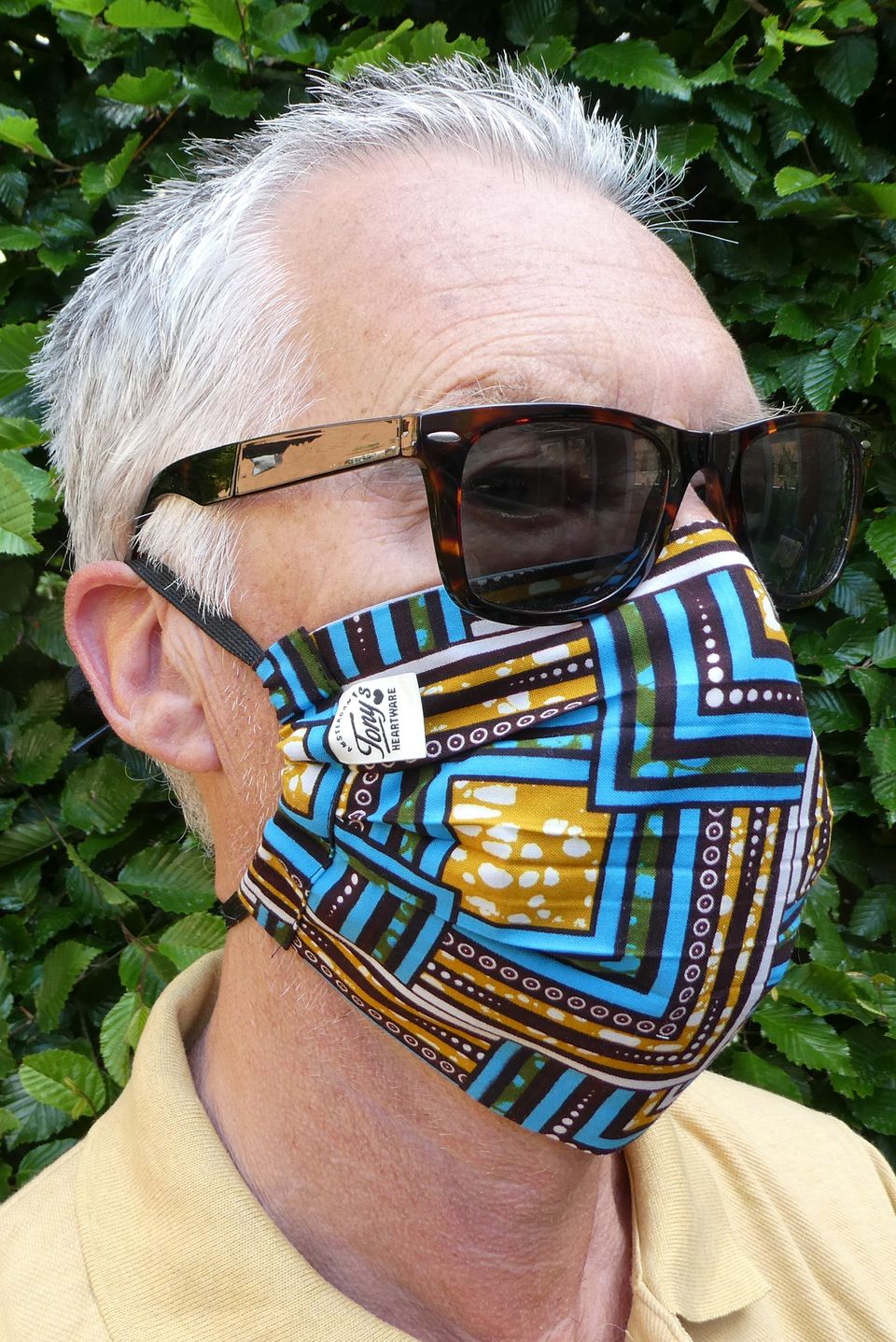 Dutch wax print mouth mask