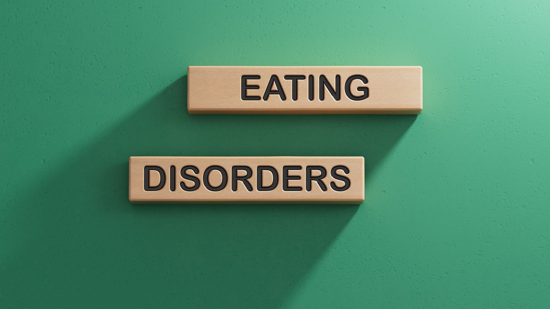 Wooden blocks spelling