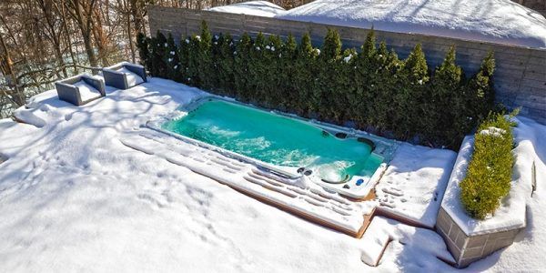 The swim spas: swim in your yard all year long - AquaMagic