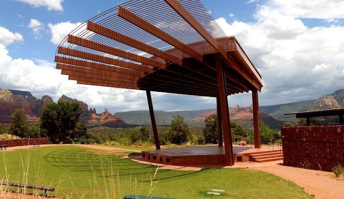 Recreational area at Posse Grounds Park in Sedona near Dreamcatcher Inn