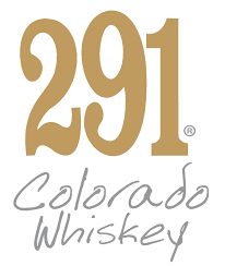 A logo for 291 colorado whiskey is shown on a white background.