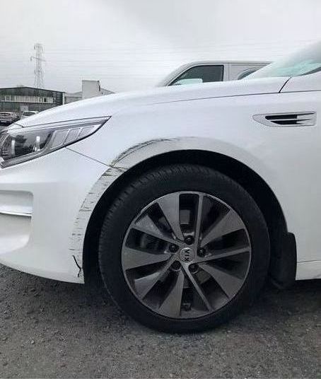 Before Car Bodywork Repair by The Smart Repair Centre in Dublin