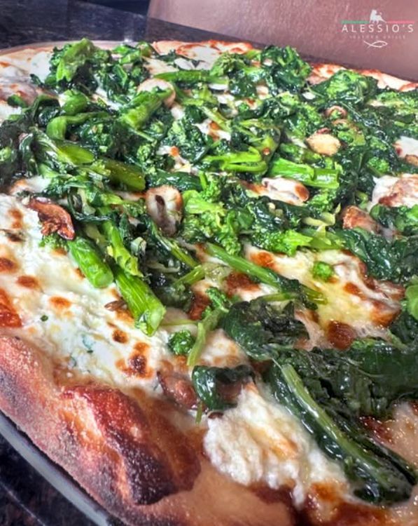 Alessio's White Pizza