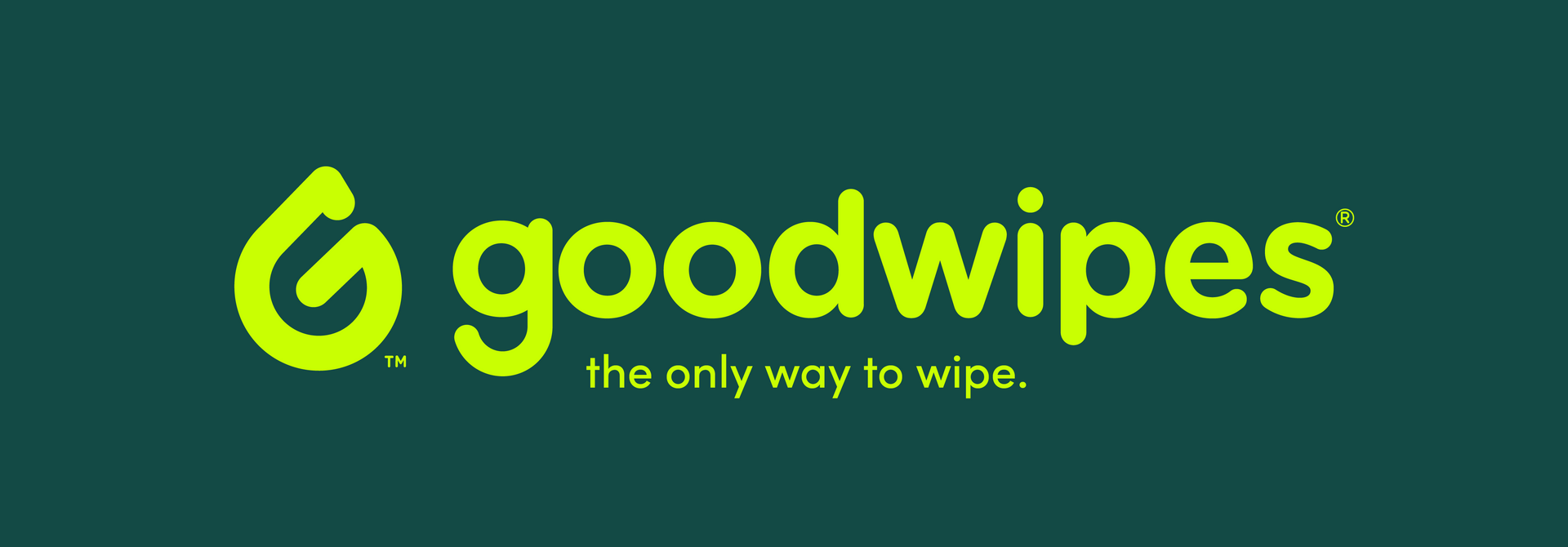 Logo for Goodwipes, with a green 