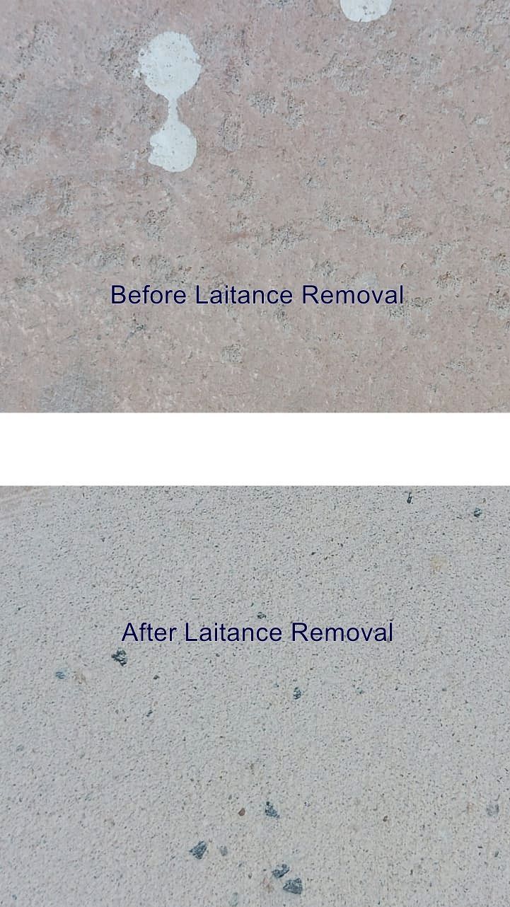 JC Flow Screeds laitance removal