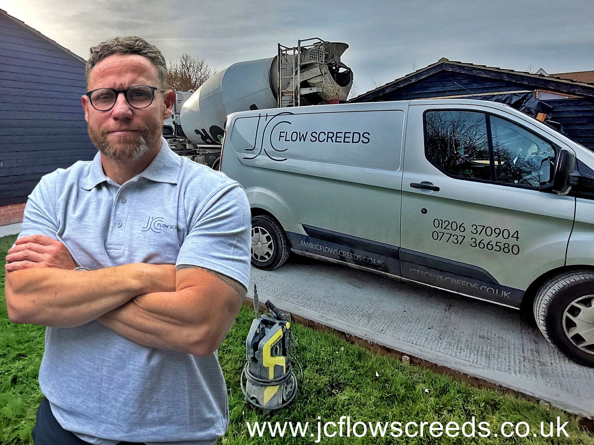 Liquid screed specialist contractor, JC Flow Screeds, from Colchester Essex.