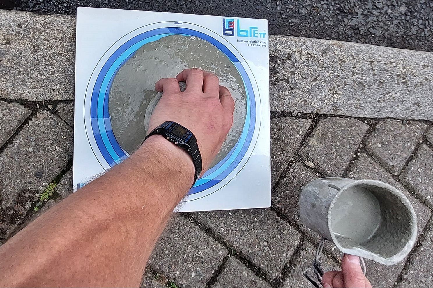 Images of Liquid flow screed preparation, delivery and installation, removing liquid flow screed laitance, pump hire, by JC Flow Screeds.  Covering floors across East Anglia.