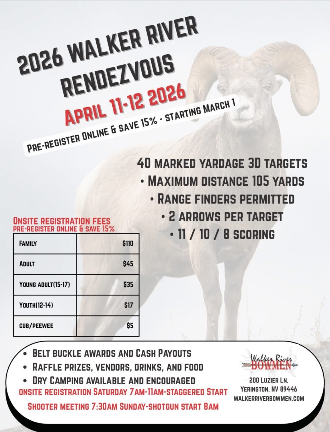 Archery Competition Flyer