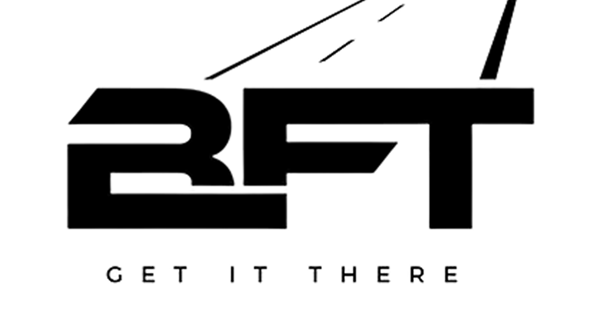 Black and white logo of 