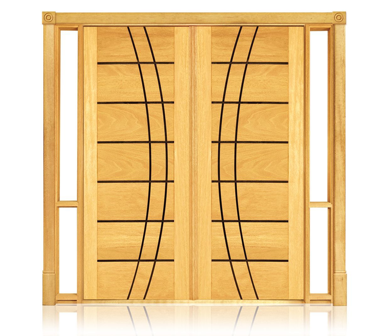 PORTAL VIDRO FOLHA  PORTA DUPLA