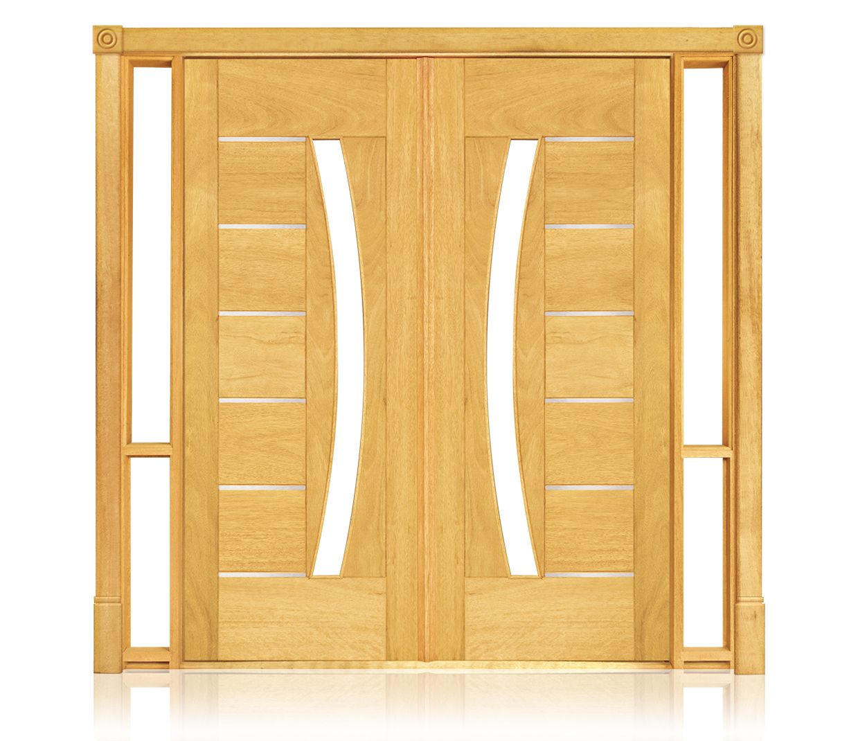 PORTAL VIDRO FOLHA  PORTA DUPLA