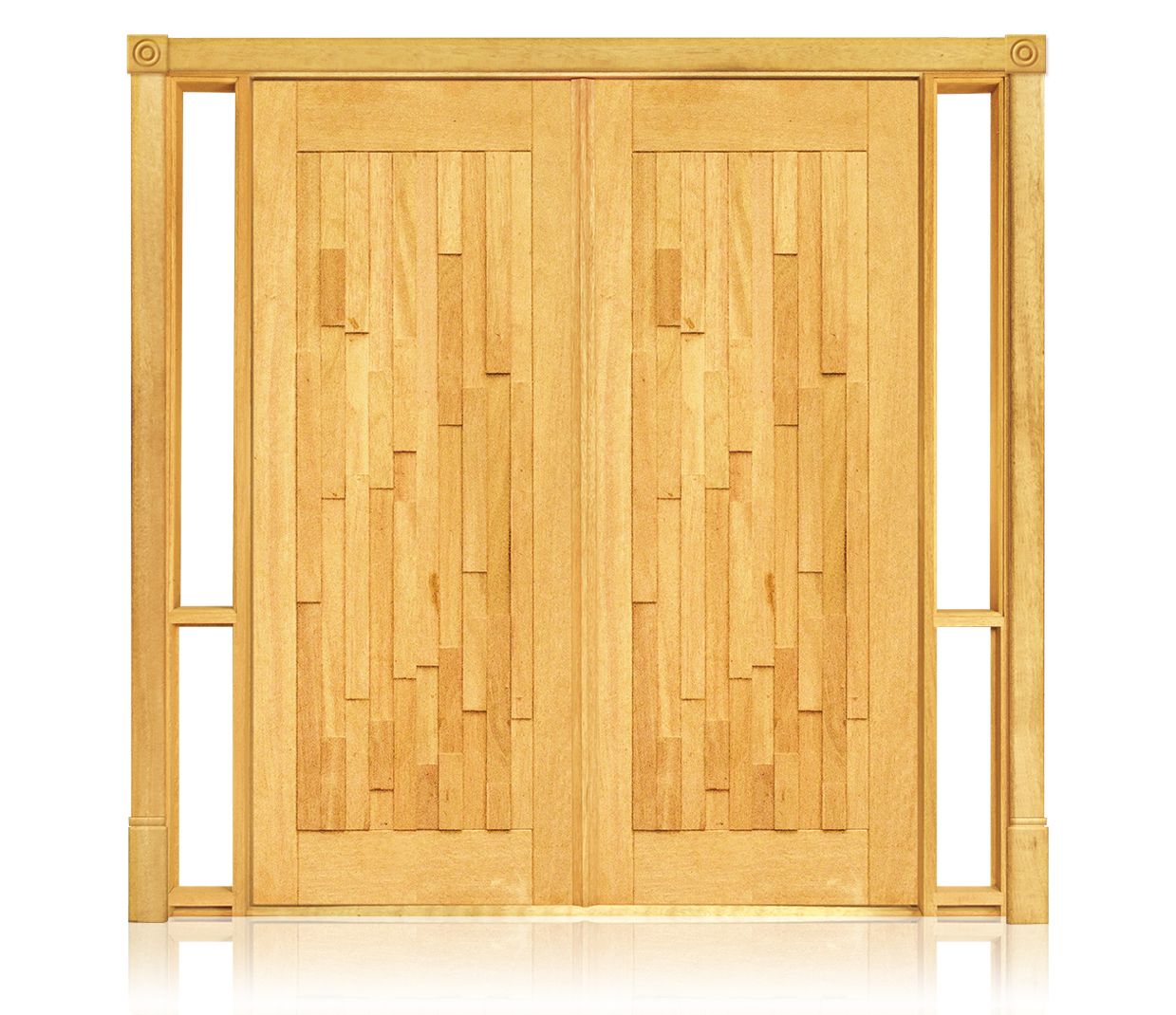 PORTAL VIDRO FOLHA  PORTA DUPLA