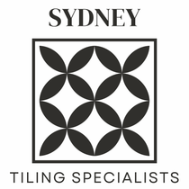 Sydney Tiling Specialists logo in black and white