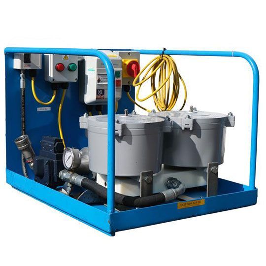 Twin Unit 110v oil & diesel filktration system.