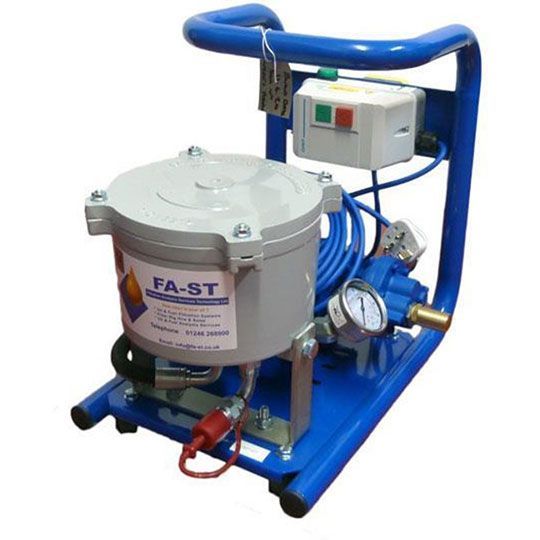 240v single housing oil & diesel filtration system