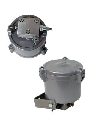 9778 Hydraulic Bypass Filter Units, showing top view and bottom with pressure relief valve 