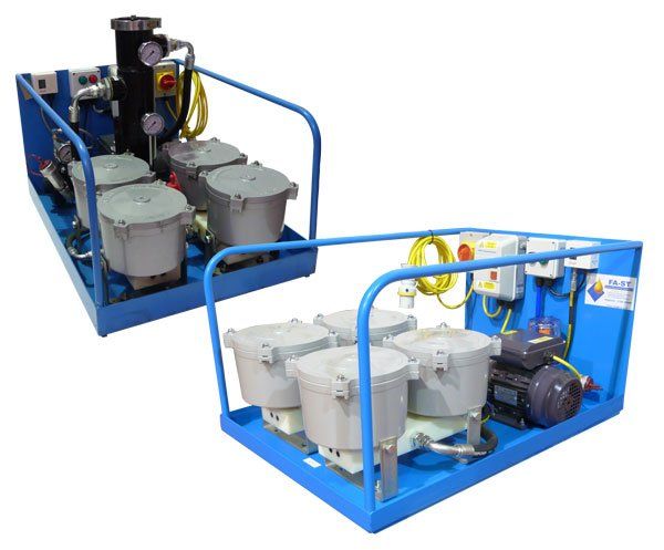 four unit oil filtration systems