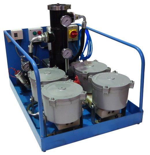 FA-ST Four Unit Diesel Filtration with Bag Filters