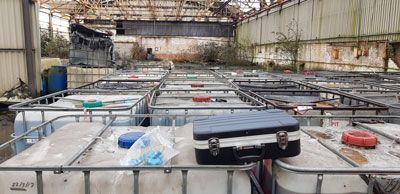 IBCs with a portable patch test kit