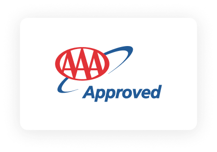AAA Approved logo with a red AAA and a blue arc - Snap Towing & Recovery