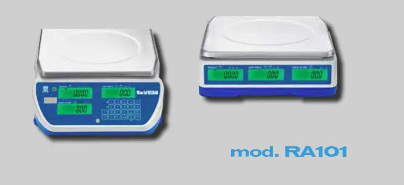 BILANCE DA BANCO RA100-RA200 BILANCIA DA BANCO PESO-PREZZO-IMPORTO OMOLOGATA