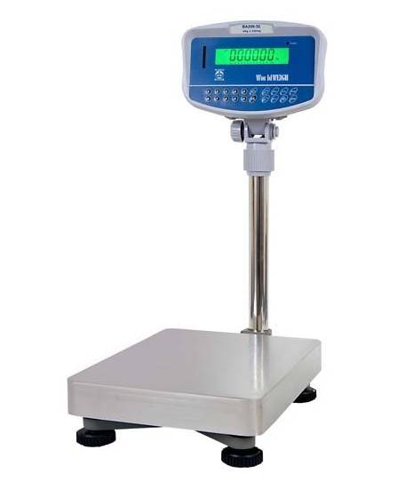 BILANCE DA BANCO BA200 BILANCIA CON INDICATORE A COLONNA WORLDWEIGH (30-600 KG)