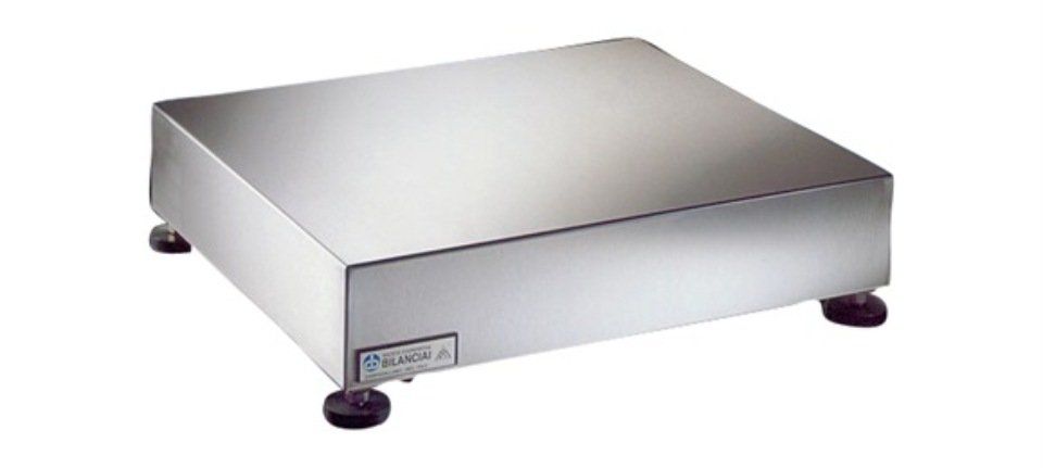 PIATTAFORME DI PESATURA PMA-CX (3-300 KG) PIATTAFORMA IN ACCIAIO INOX E CELLA INOX