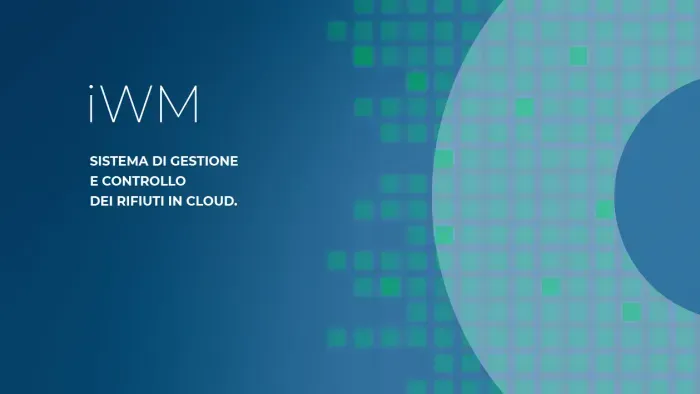 Logo iWM blu e bianco con testo in italiano, 