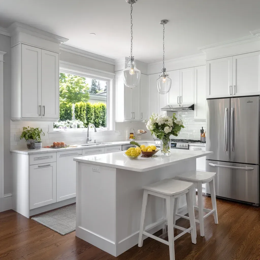 Vancouver kitchen renovation featuring custom kitchen cabinet installation, quartz slab countertop upgrade, waterfall island construction, tile backsplash design, hardwood flooring replacement, and full-service kitchen remodeling in Vancouver BC.
Modern kitchen remodeling Vancouver BC with open-concept layout redesign, structural wall removal, granite island seating area, and licensed design-build renovation contractors.
Luxury kitchen renovation Vancouver showcasing marble waterfall island, bespoke cabinetry millwork, integrated smart appliances, and recessed LED lighting system installation.
Contemporary Vancouver kitchen remodel including shaker cabinet replacement, quartz countertop installation, glass backsplash design, and vinyl plank flooring modernization.
Residential kitchen renovation Vancouver BC with custom pantry cabinetry, granite countertops, tile flooring installation, and ergonomic kitchen layout optimization.
High-end Vancouver kitchen remodeling project featuring marble slab countertops, engineered hardwood flooring, under-cabinet lighting, and premium finish renovation craftsmanship.
Vancouver kitchen remodel transformation with custom island extension, quartz slab surfaces, backsplash tile enhancement, and open-plan kitchen expansion.
Full-service kitchen renovation Vancouver BC including demolition, cabinet refacing, quartz countertop replacement, backsplash installation, and electrical upgrades.
Modern Vancouver kitchen renovation highlighting custom cabinetry installation, granite island feature, LED recessed lighting, and contemporary kitchen remodeling execution.
Professional kitchen remodeling Vancouver featuring marble backsplash installation, quartz countertops, hardwood flooring refinishing, and appliance integration services.