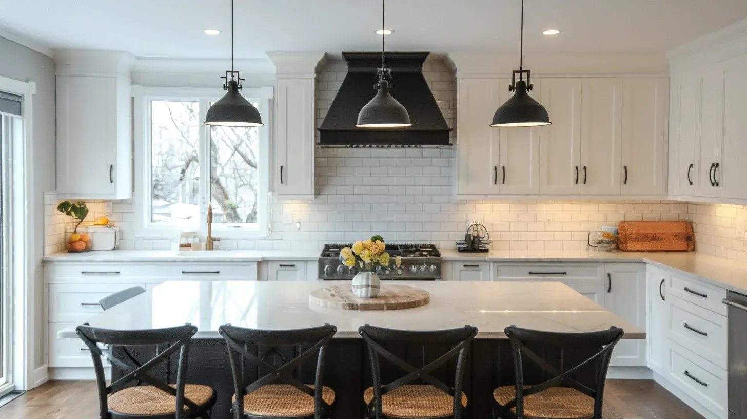 Contemporary kitchen remodel Vancouver BC with marble slab surfaces, open-concept design, and custom cabinetry millwork installation.
Vancouver BC kitchen remodeling experts completing cabinet replacement, quartz countertop installation, and modern kitchen layout redesign.
Residential Vancouver kitchen renovation featuring stone backsplash installation, hardwood flooring refinishing, and high-end cabinetry finishes.
High-quality Vancouver kitchen remodel highlighting granite countertops, custom storage cabinetry, and LED lighting system upgrades.
Modern kitchen renovation Vancouver BC including quartz slab countertops, tile backsplash design, and professional renovation execution.