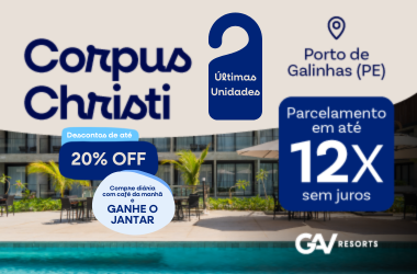 FERIADO CORPUS CHRISTI (20% OFF)