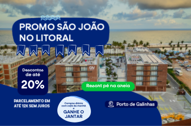 SÃO JOÃO NO LITORAL (20% OFF)
