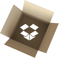 Una scatola con dentro il simbolo di una scatola