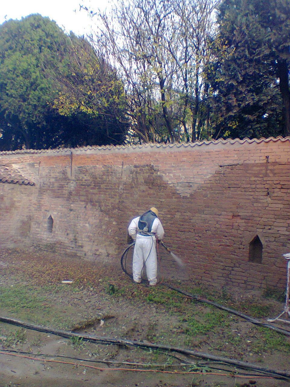 parete privata in fase di restauro 3