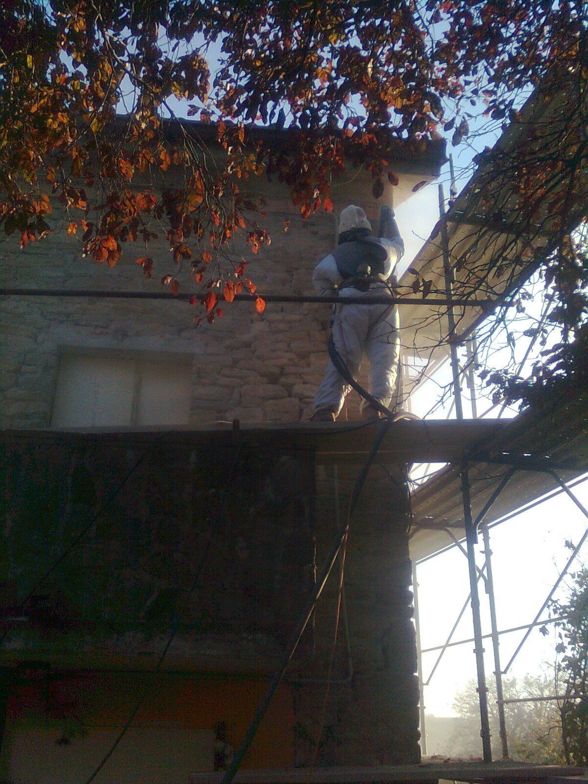 cortile condominiale da restaurare