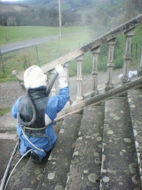 restauro di gradinata