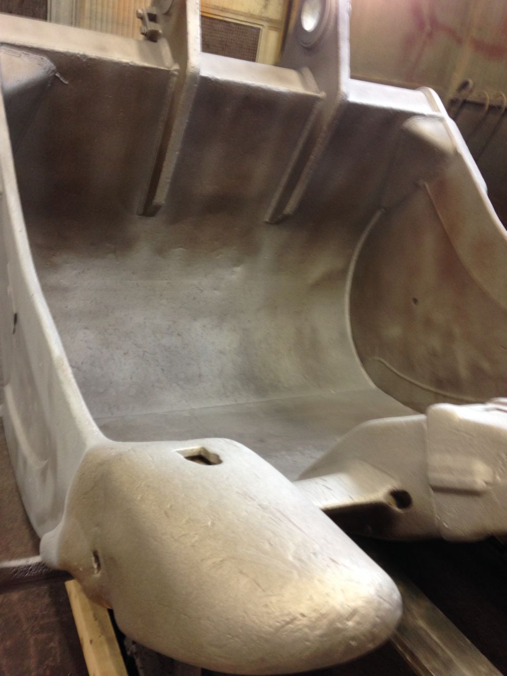 braccio escavatore 1 sabbiato