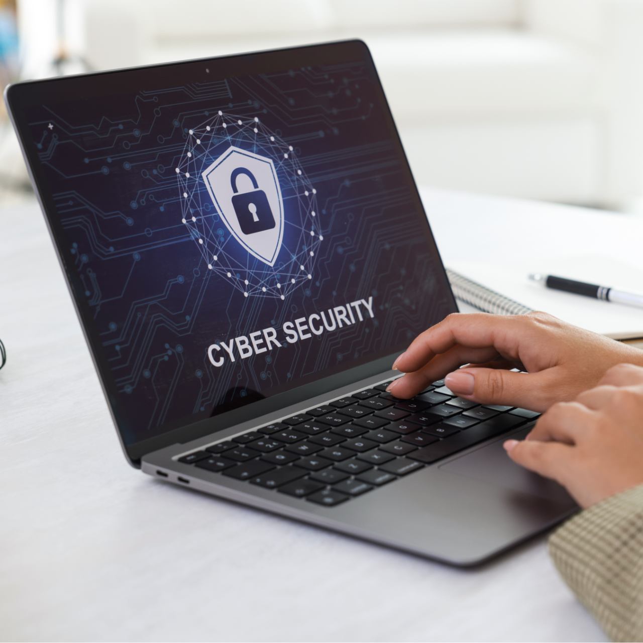 Family smiles inside a car, driving on a sunny day.