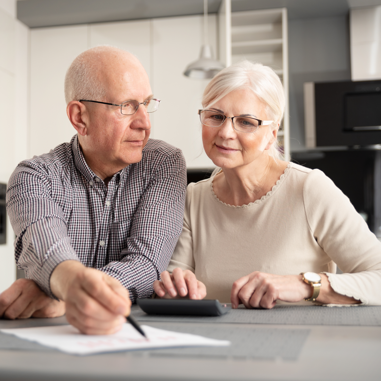 Family smiles inside a car, driving on a sunny day.