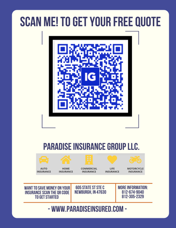 Paradise Insurance Group, LLC QR Code — Newburgh, IN — Paradise Insurance Group, LLC.